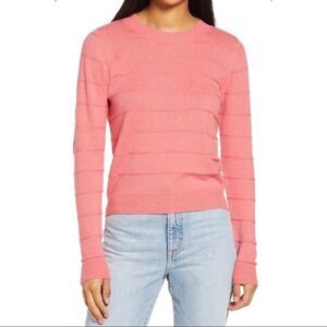 Vero Moda Jo Knitted Pullover Sweater Blouse In Desert Rose